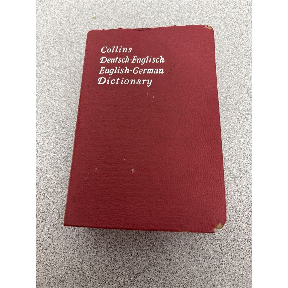 Vintage Collins DEUTSCH-ENGLISH ENGLISH-GERMAN Pocket Dictionary 1965